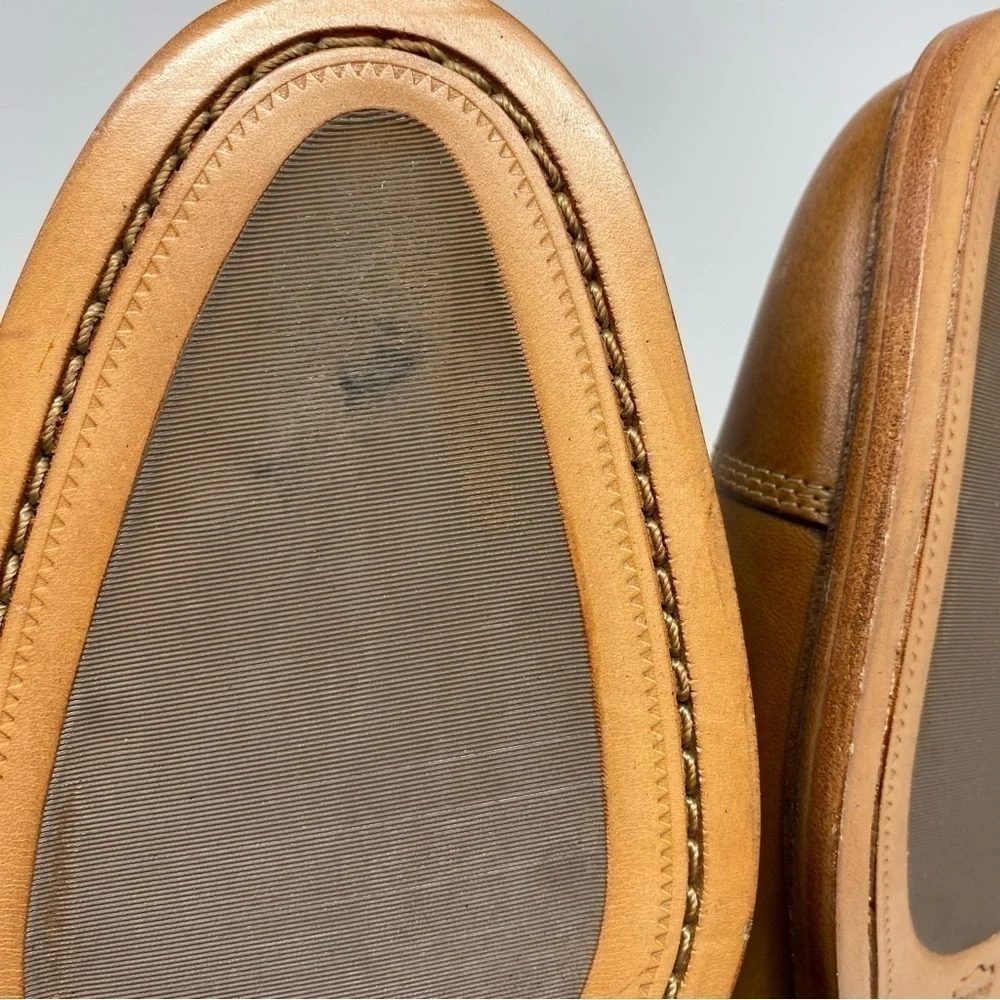 Johnston & Murphy Campbell Cap Toe Oxford Tan full grain leather